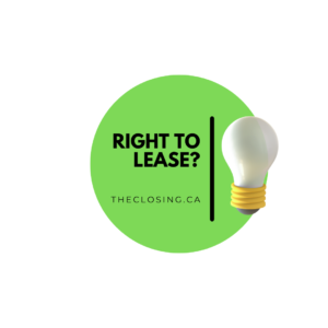 Right to Lease